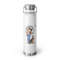 Personalized Dog Lover's Copper Vacuum Insulated Bottle - 22oz Travel Mug with German Shepherd Design